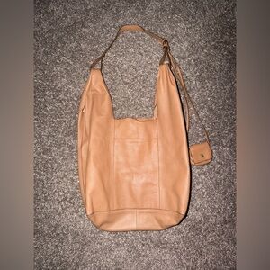 Lucky Brand Genuine Leather Bag with Mini Pouch